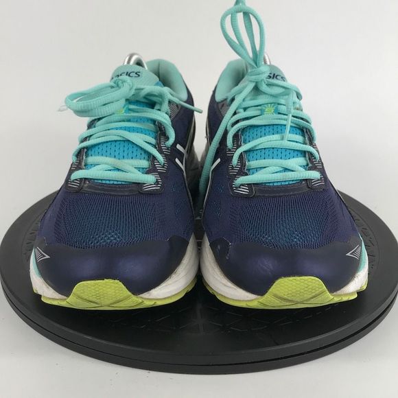 Asics GT-1000 Blue/Green Athletic Running Shoes T6A8N Women’s Size 11 - Picture 2 of 12